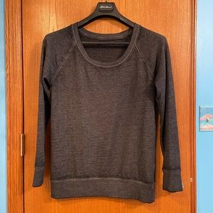 Maurices Dark Gray/Black Crewneck